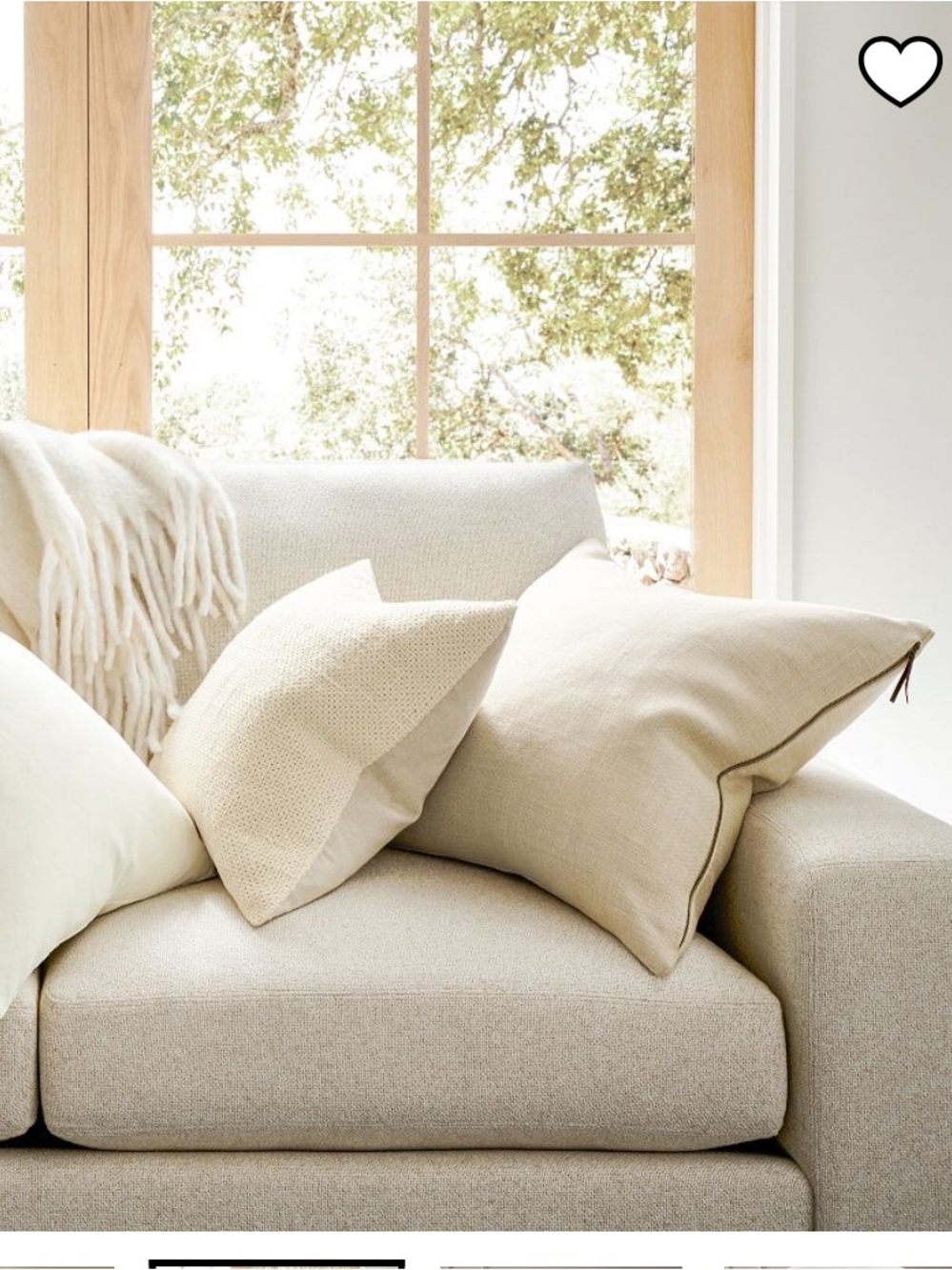 Pottery Barn Belgian Linen Pillows- set of 2 - Picture 2 of 3